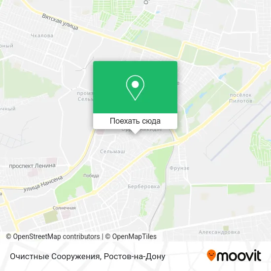 Карта Очистные Сооружения