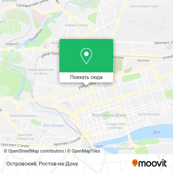 Карта Островский