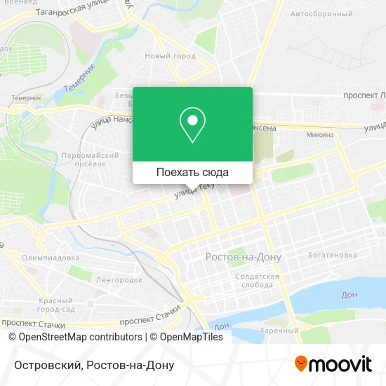 Карта Островский