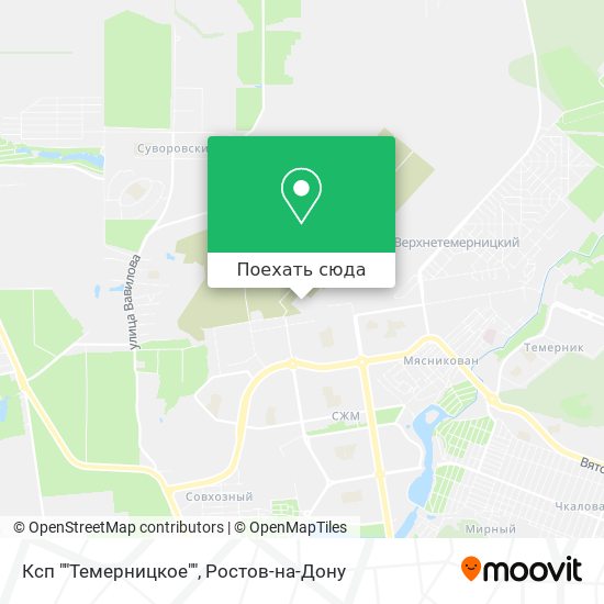Карта Ксп ""Темерницкое""