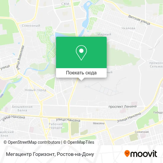 Карта Мегацентр Горизонт