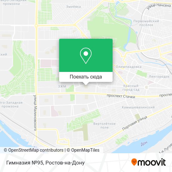 Карта Гимназия №95