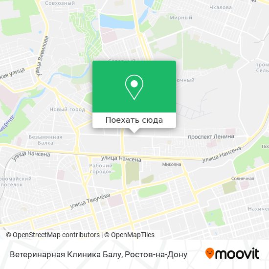 Карта Ветеринарная Клиника Балу