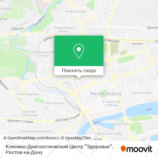 Карта Клинико-Диагностический Центр ""Здоровье""