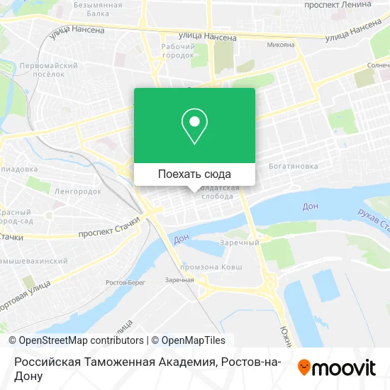 Карта Российская Таможенная Академия