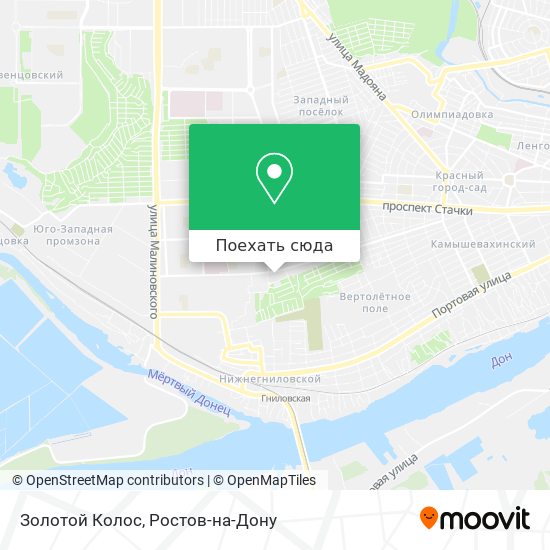 Карта Золотой Колос