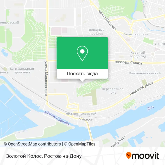 Карта Золотой Колос