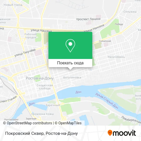 Карта Покровский Сквер