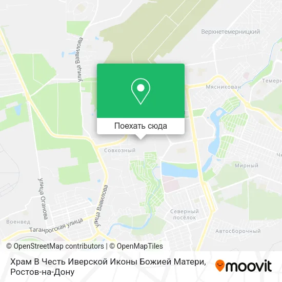 Карта Храм В Честь Иверской Иконы Божией Матери