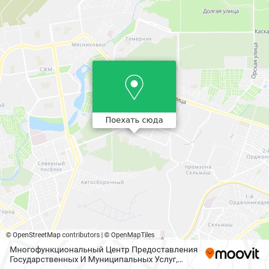 Карта Многофункциональный Центр Предоставления Государственных И Муниципальных Услуг