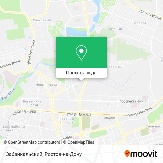 Карта Забайкальский