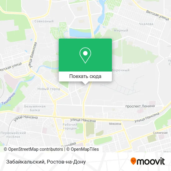 Карта Забайкальский