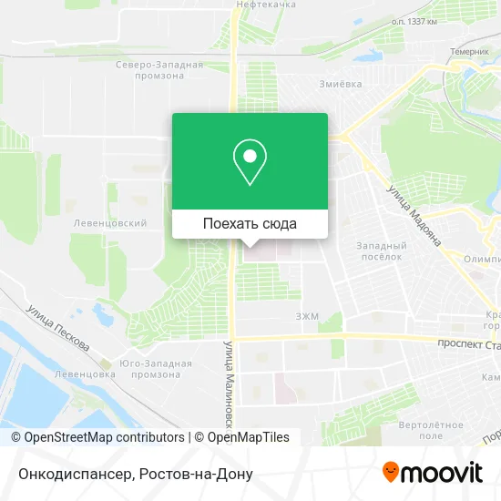 Карта Онкодиспансер