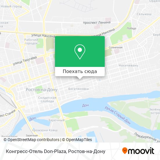 Карта Конгресс-Отель Don-Plaza