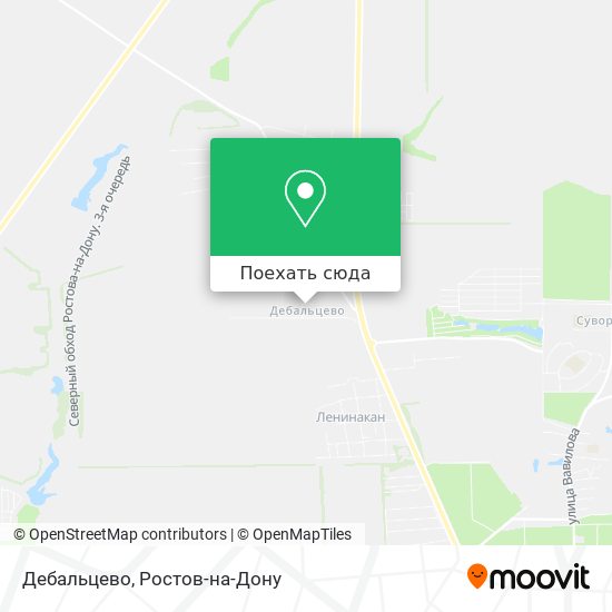 Карта Дебальцево