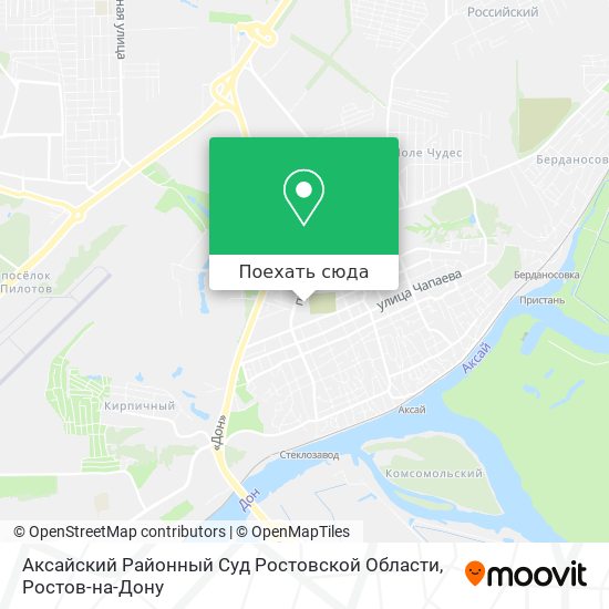 Карта Аксайский Районный Суд Ростовской Области
