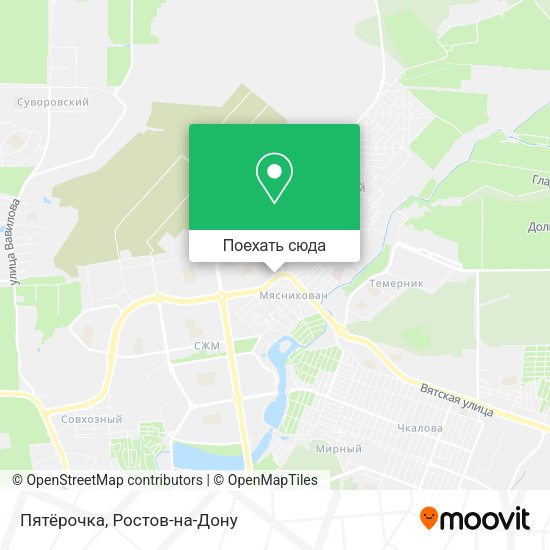 Карта Пятёрочка
