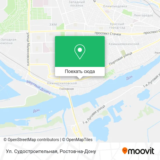 Карта Ул. Судостроительная