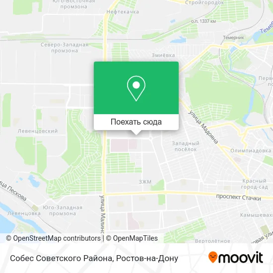 Карта Собес Советского Района