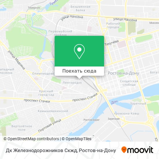 Дк железнодорожников карта