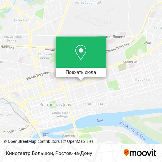 Карта Кинотеатр Большой