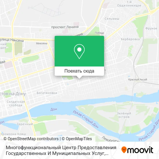 Карта Многофункциональный Центр Предоставления Государственных И Муниципальных Услуг