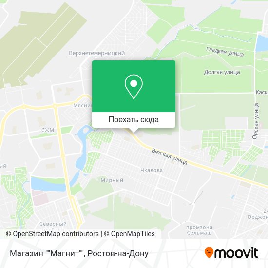 Карта Магазин ""Магнит""