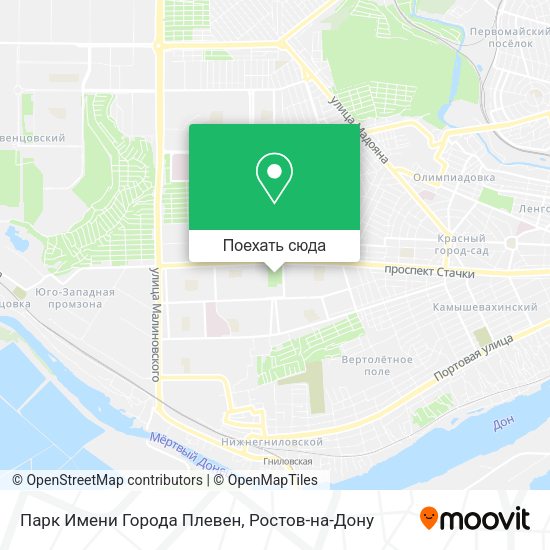 Карта Парк Имени Города Плевен