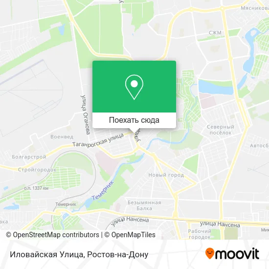 Карта Иловайская Улица
