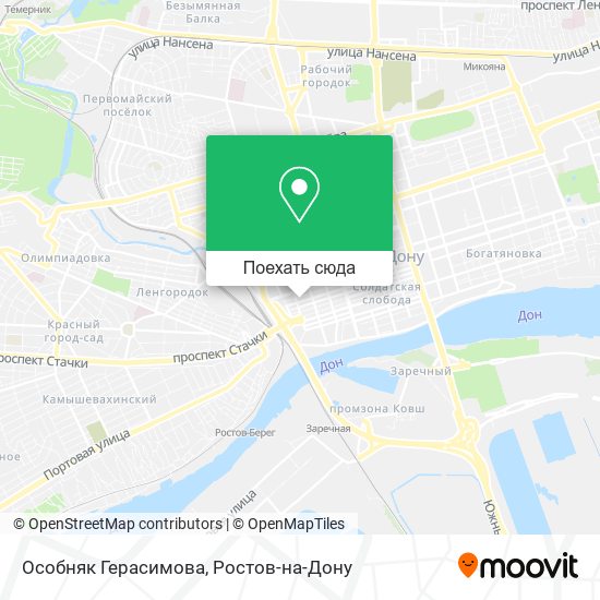 Карта Особняк Герасимова