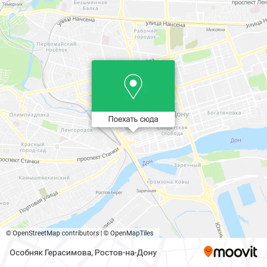 Карта Особняк Герасимова