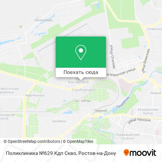 Карта Поликлиника №629 Кдп Скво