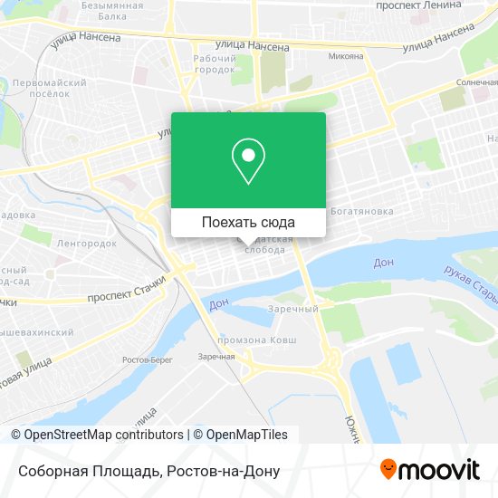 Карта Соборная Площадь