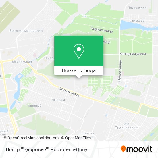 Карта Центр ""Здоровье""