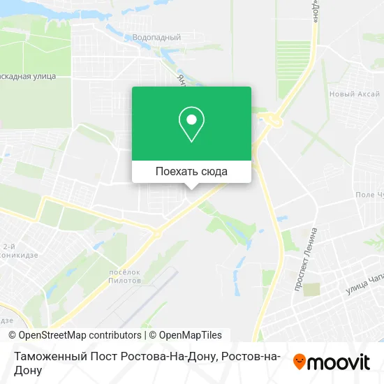 Карта Таможенный Пост Ростова-На-Дону