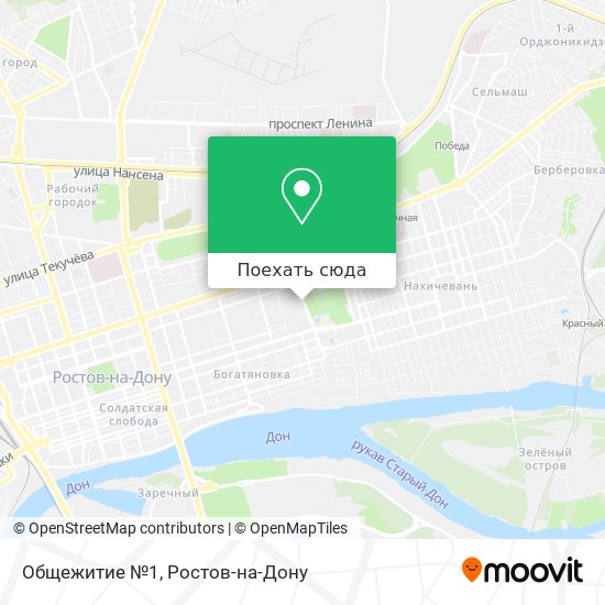 Карта Общежитие №1