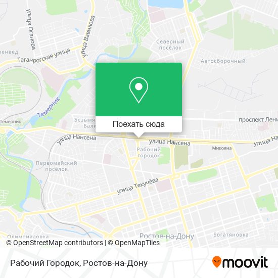 Карта Рабочий Городок