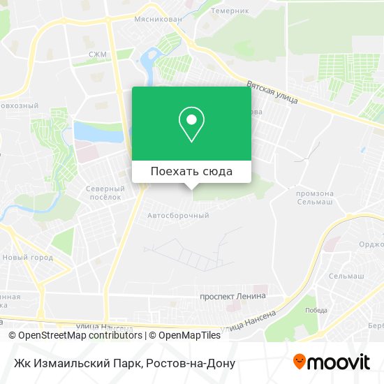 Карта Жк Измаильский Парк