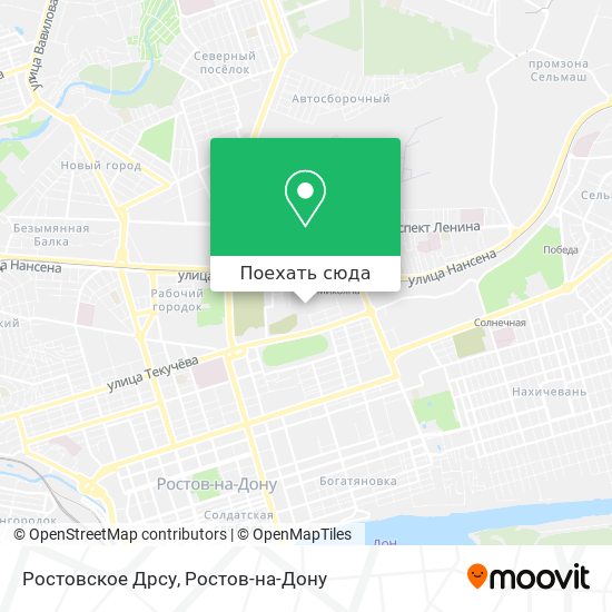Карта Ростовское Дрсу