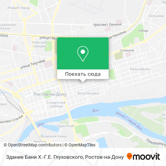 Карта Здание Бани Х.-Г.Е. Глуховского