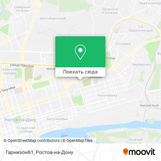 Карта Гарнизон61