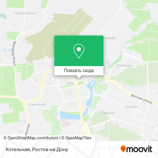 Карта Котельная