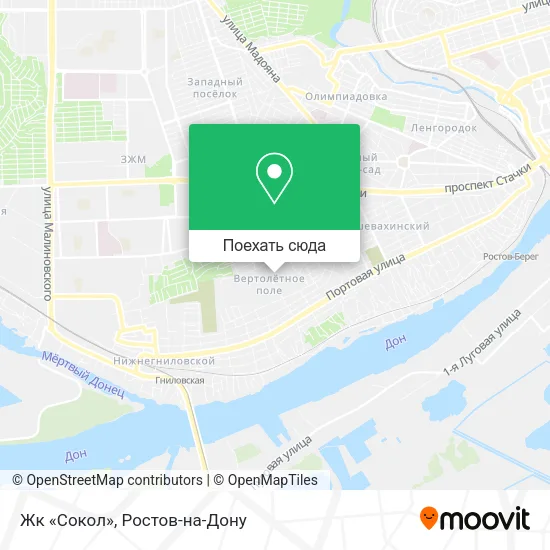 Карта Жк «Сокол»