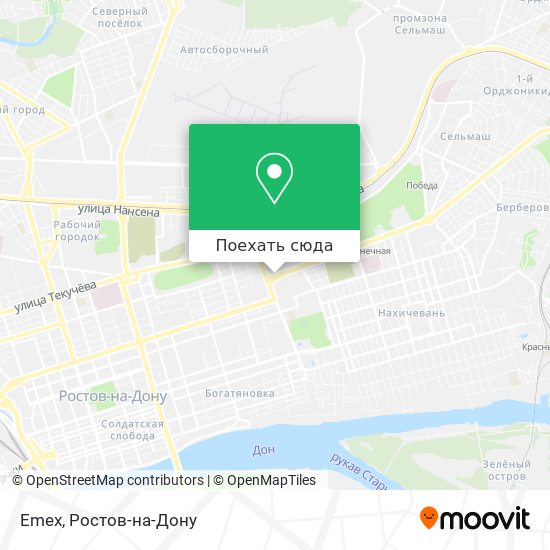Карта Emex