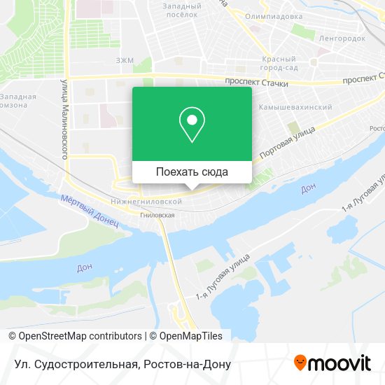 Карта Ул. Судостроительная