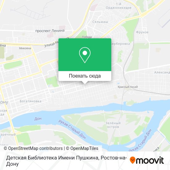 Карта Детская Библиотека Имени Пушкина