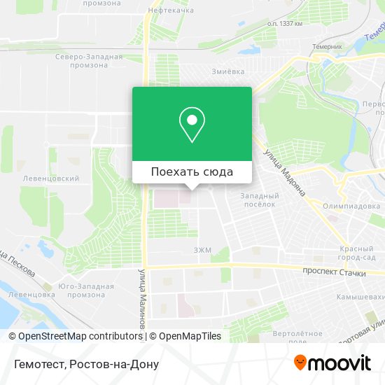 Карта Гемотест
