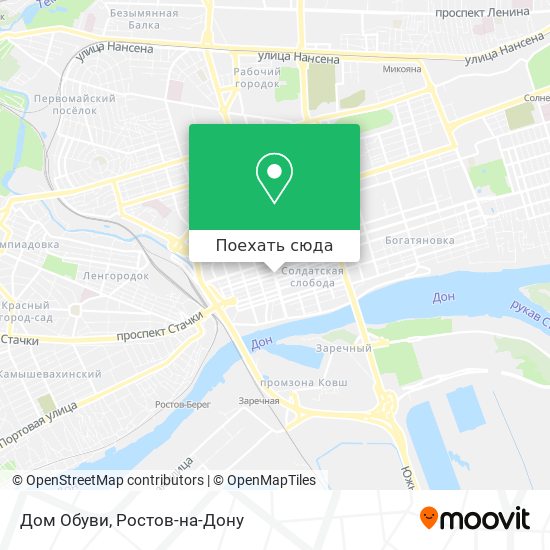 Карта Дом Обуви
