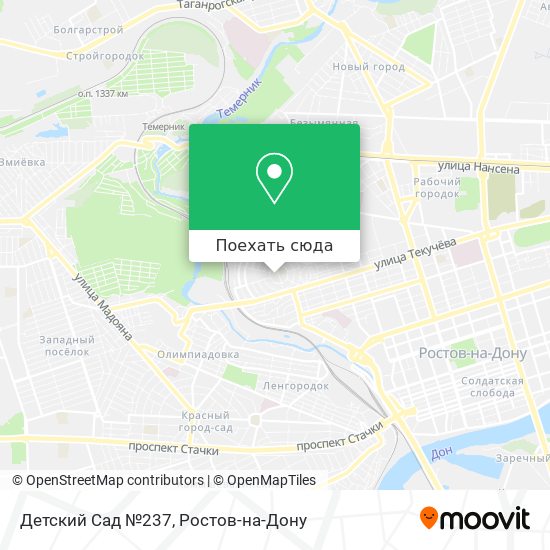 Карта Детский Сад №237
