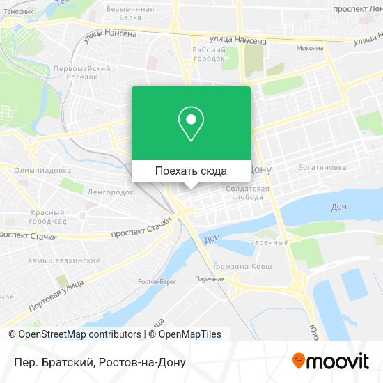 Карта Пер. Братский